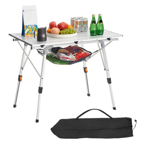 Opvouwbare Buffettafel 90 cm – Praktische Kampeer- en Picknickpartner