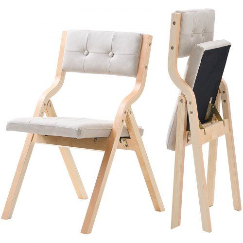 Opvouwbare Houten Tuinstoel Set van 2 – Comfortabel, Stevig en Ruimtebesparend