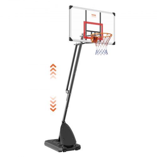 Outdoor basketbalring met verstelbare hoogte en wielen – de ideale spelpartner voor het hele gezin