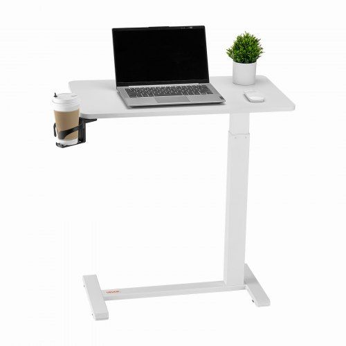 Mobiele overbedtafel met hydraulische hoogte‑ en kantelfunctie – Praktisch en stijlvol