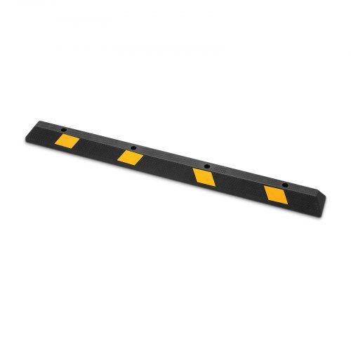 Rubber Wielstopper 184 cm – Veilig en Snel Parkeren in de Garage
