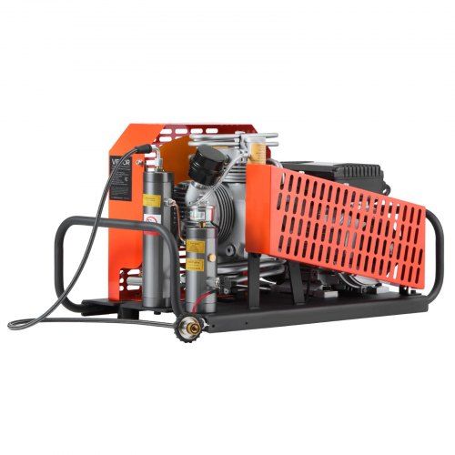 Krachtige en onderhoudsvrije 800 W dubbele‑cilinder PCP‑luchtcompressor voor paintball, PCP‑geweren en duikflessen