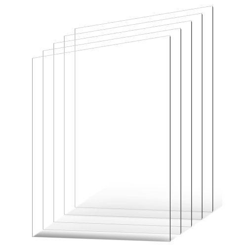 Transparante PET‑platen set 5 stuks – lichtgewicht, sterk en makkelijk te bewerken