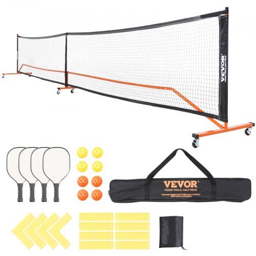 Draagbare Pickleball Set 6,5 m – Compleet, Weerbestendig en Gemakkelijk te Monteren