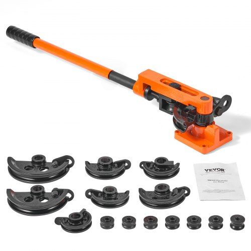 Handmatige pijpenbuiger 3/8‑1 inch met 7 matrijzen – Veelzijdig en robuust
