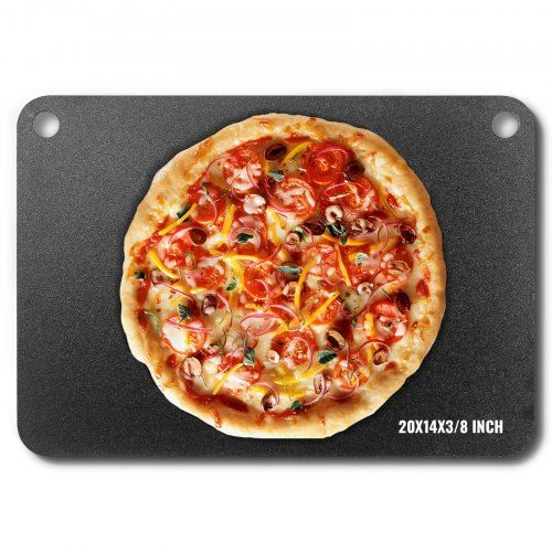 Pizzastaalplaat 508 × 355 × 10 mm – Krokante pizza’s en meer