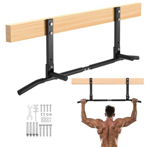 Multifunctionele plafondgemonteerde optrekstang 107 cm – Sterke training voor thuis en sportschool