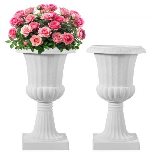 Lichtgewicht PP‑bloempotstandaard 40 × 67 cm – set van 2 voor binnen en buiten