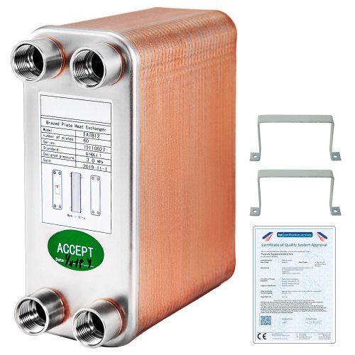 Compact 60‑plaat roestvrijstalen warmtewisselaar B12‑60: efficiënt en veelzijdig