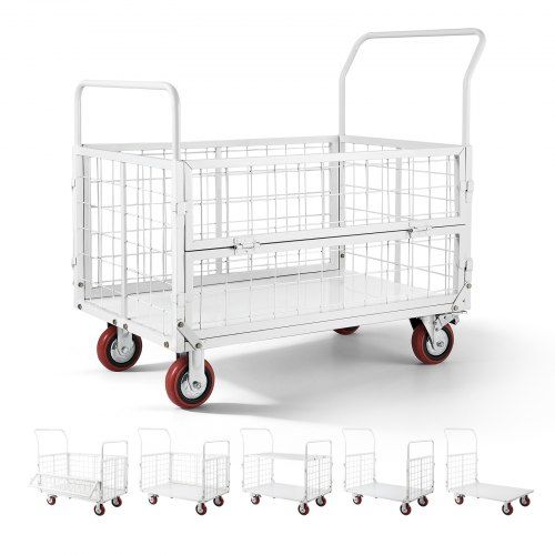 6‑in‑1 Opvouwbare Platformtrolley – Flexibele Krachtpatser voor Elk Werkplaatsproject