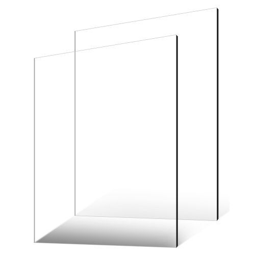 Transparante Plexiglas Acrylplaten 610×914 mm – Set van 2, 6 mm dik – Ideaal voor DIY, displays en vervangglas