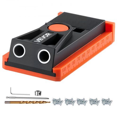 Pocket Hole Jig Set: Snel en Precies Boorgaten voor Houtbewerking