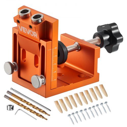 Pocket Hole Jig Set met verstelbare diepte en robuuste constructie – ideaal voor elke houtbewerker