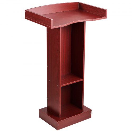 Houten podiumstandaard van 105 cm: ideaal voor lessenaar, presentaties en conferenties