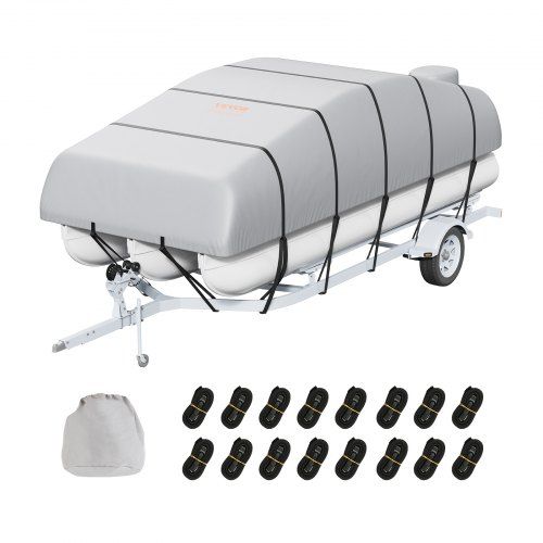 Uitgebreide bescherming voor uw pontonboot: waterdichte trailerbare boothoes 19‑20 ft