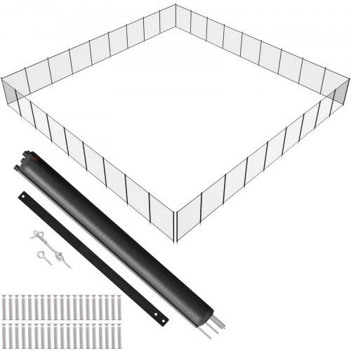 Afneembare zwembadomheining 1,21 × 32,91 m: Veiligheid en gemak in één