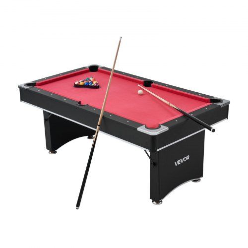 Moderne pooltafel van 183 cm – compleet, robuust en direct speelklaar