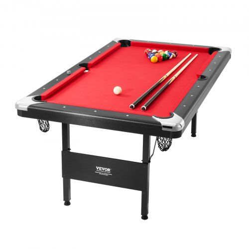 Compact opvouwbare pooltafel van 2,13 m voor familiespellen