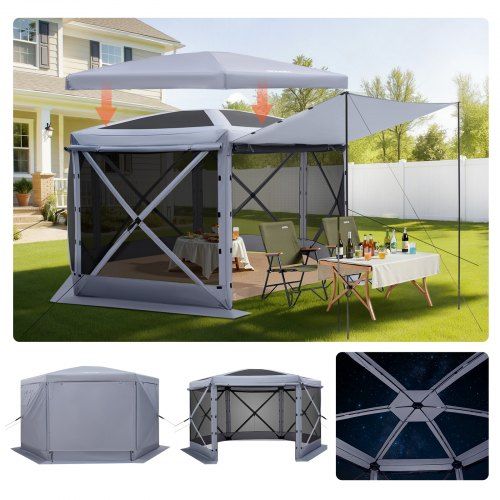 Pop‑up paviljoen 3 × 3 m: de veelzijdige partytent voor tuin, terras en kampeerplek