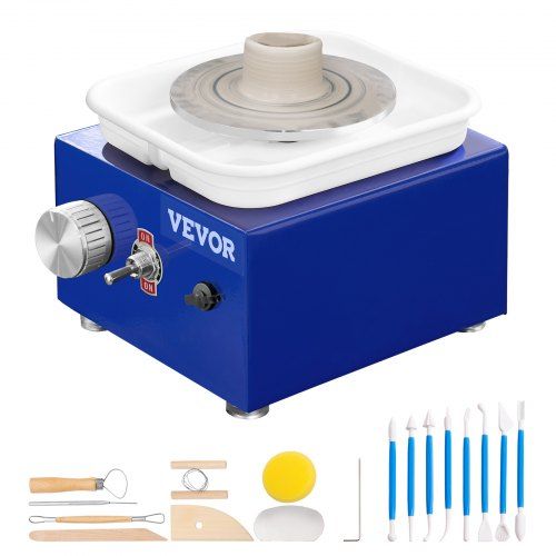Compact keramische pottenbakkersschijfmachine 30 W – perfecte start voor creatieve hobbyisten