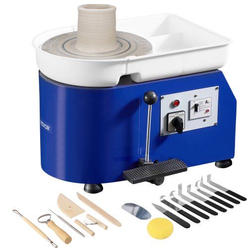 Pottenbakkersschijfmachine 350 W – Veelzijdig en stil voor beginners en hobbyisten
