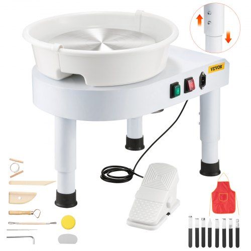 Pottenbakkerswiel 28 cm – Flexibel, Stil en Compleet voor Creatieve Klei‑liefhebbers