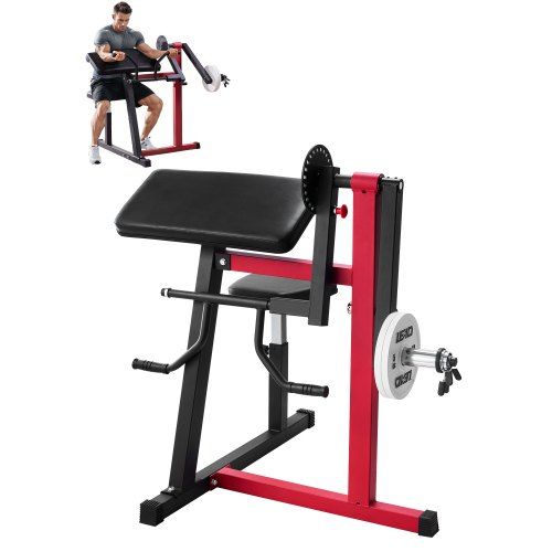 Preacher Curl Bank 2‑in‑1: efficiënt armtrainen voor de thuisgym