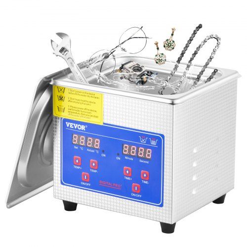 Ultrasone reiniger 1,3 L – krachtige, veilige en veelzijdige oplossing voor sieraden, brillen en kleine onderdelen