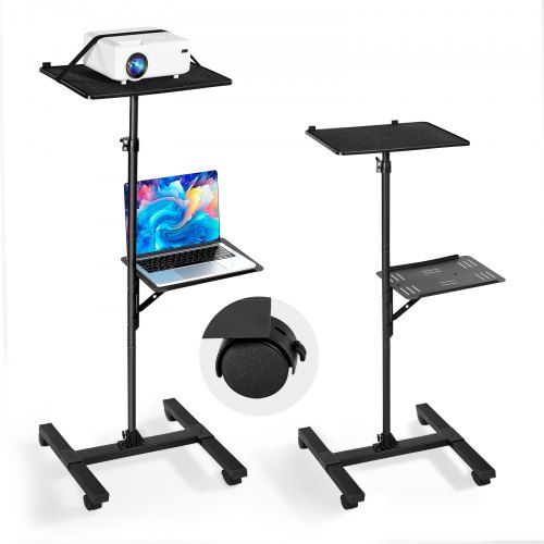 Verstelbare projectorstandaard 86‑136 cm – Stabiel, mobiel en multifunctioneel