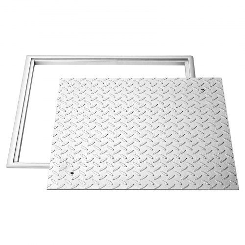 Robuuste vierkante putdeksel met antislip frame – duurzame oplossing voor tuin en infrastructuur