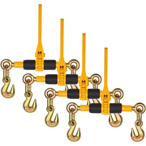 Ratelkettingbevestigingen 1/4‑5/16” – 4‑pack, tot 1180 kg draagvermogen