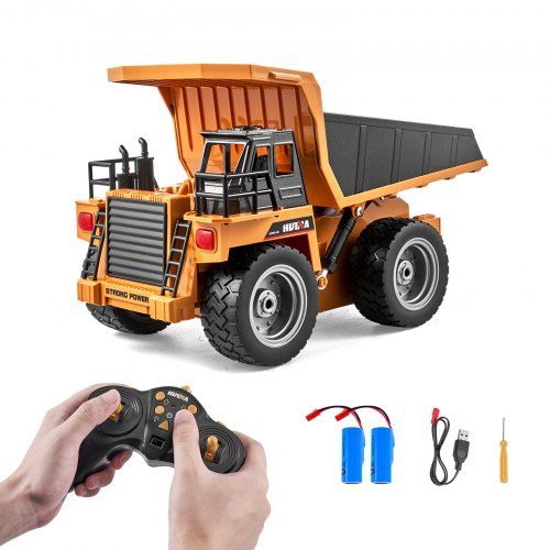 RC Dump Truck 1:18 schaal – Realistische afstandsbediening voor avontuurlijk bouwplezier