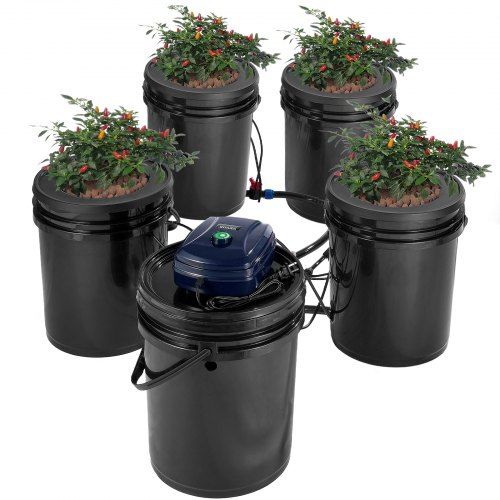 RDWC hydrocultuursysteem 20 L – Complete grow kit voor bladgroenten en meer