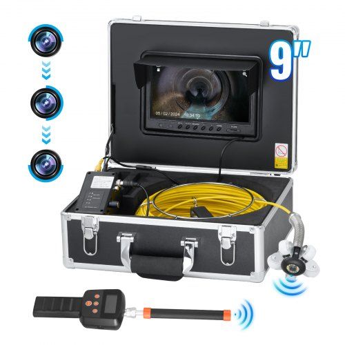 Professionele rioolcamera met 9‑inch HD‑scherm en 512 Hz lokalisatie – complete gids