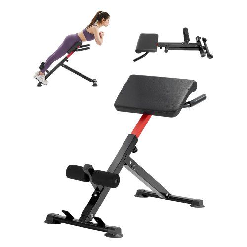 Roman Chair Hyperextension Bench – Draagbaar en Opvouwbaar voor een Complete Thuistraining