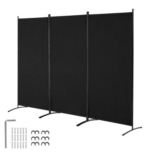 Flexibele 3‑panelen kamerverdeler: privacy en stijl in één