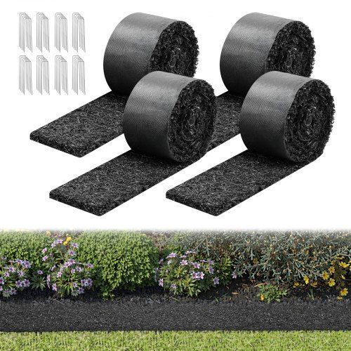 Rubber Mulchmat – Duurzame onkruidwering en moddervrij tuinpad