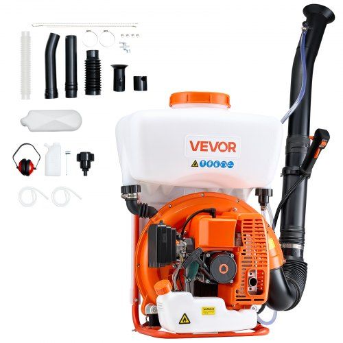 Gasaangedreven rugspuit met 63 cc motor – krachtige en comfortabele verneveling voor tuin en landbouw