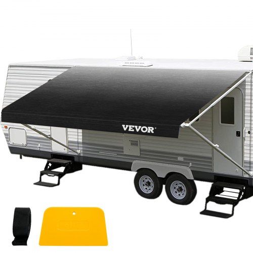 Premium vinyl luifelstof 524 × 240 cm voor campervoortenten – waterdicht, UV‑blokkend en eenvoudig te installeren