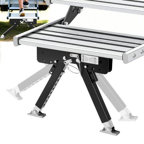 RV Step Stabilizer – Verstelbare opstapstabilisator voor een stabiele camperervaring