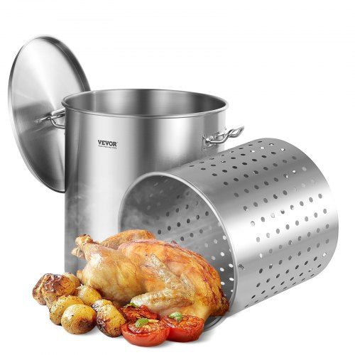 Roestvrijstalen soeppan 22,7 L – ruime capaciteit voor elk gerecht