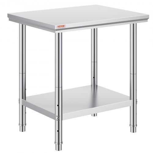 Robuuste roestvrijstalen werktafel voor keuken en werkplaats – multifunctioneel en makkelijk te monteren