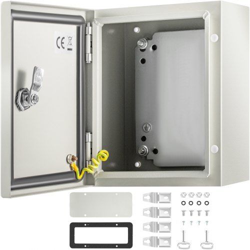 NEMA 4X Stalen Schakelkast 25 × 20 × 15 cm – Robuuste, waterdichte bescherming voor industriële toepassingen