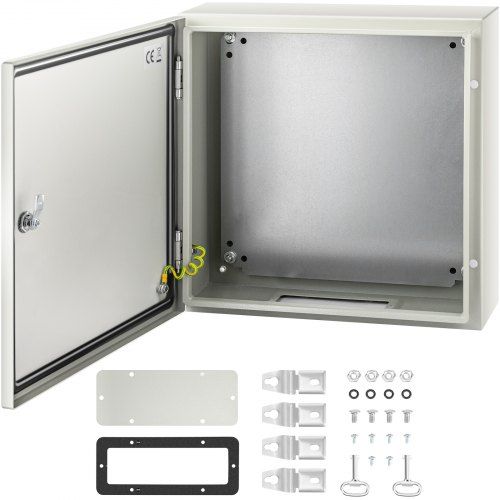 Robuuste NEMA 4X Stalen Schakelkast 50×50×15 cm – Waterdichte Bescherming voor Industrieel en Thuisgebruik
