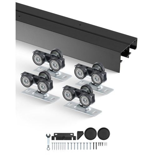 Aluminium Schuifdeurbeslag Set 1219 mm – Sterk, Stil en Eenvoudig te Installeren