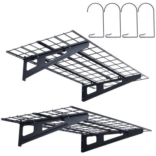 Set van 2 stevige garagewandplanken 122 × 62 cm – tot 113 kg per laag