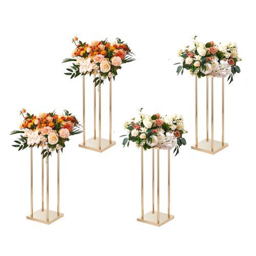 Stijlvolle vierkante bloemenstandaard set – Elegante decoratie voor elke gelegenheid