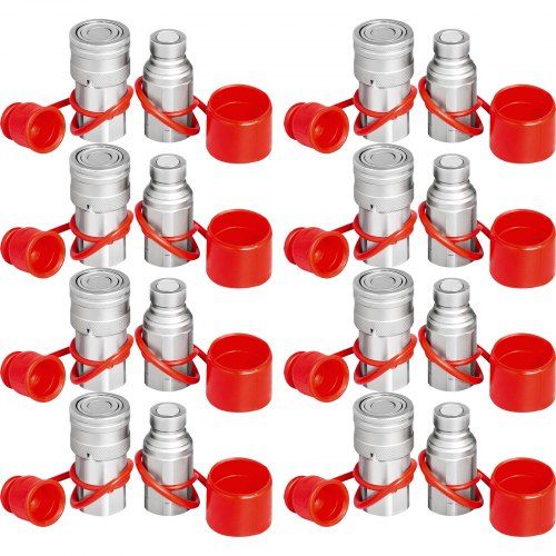 Hydraulische snelkoppeling 1/2″ NPT set – robuuste oplossing voor skid‑steerladers