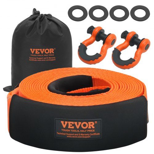 Heavy Duty Sleepband 9 m – Krachtige en Veelzijdige Bergingsoplossing voor Vrachtwagens, SUV’s en ATV’s