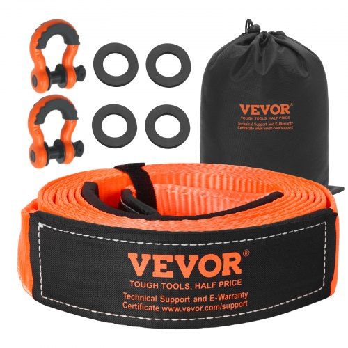 Heavy-Duty Sleepkabelset 6 m – Sterk, Waterdicht & Compact voor SUV, Pick‑up & Vloot